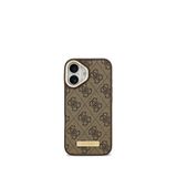 Guess iPhone 17 4G Serisi Metal Plakalı Klasik Logolu Magsafe Uyumlu Telefon Kılıfı