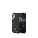 Guess iPhone 17 4G Yazı Logolu 3in1 Siyah Ekran Lens Koruyucu ve Telefon Kılıfı Set