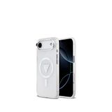 Guess iPhone 17 Air Iml Baskılı Üçgen Logolu Şeffaf Metal Kamera Çerçeveli Magsafe Uyumlu Telefon Kılıfı