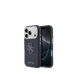 Guess Iphone 17 Pro Max Metal Kamera Çerçeveli Telefon Kılıfı - Mavi