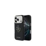 Guess Iphone 17 Pro Max Metal Kamera Çerçeveli Telefon Kılıfı - Siyah