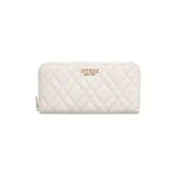 Guess Isemay Bej Kadın Cüzdanı, Suni Deri, Fermuarlı, 20x10x2 cm