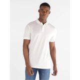 Guess Jacquard Erkek Regular Fit Polo T-Shirt M6GP15K3083, Beyaz, M