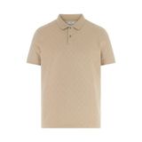 Guess Jacquard Erkek Regular Fit Polo T-Shirt M6RP05KD181, Bej, L