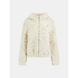 Guess Jacquard Kadın Beyaz Aktif Bomber Ceket V5BL09W0120-G015