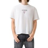 Guess Jeans Baker Erkek Oversize Fit T-Shirt M6RI45K8HM0, Beyaz, S