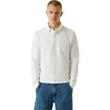 Guess Jeans Beyaz Erkek Polo T-Shirt M6YP02K3813-G046 Waffle Polot-Shirt - XL
