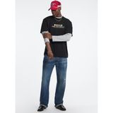 Guess Jeans Bisiklet Yaka Baskılı Siyah Erkek T-Shirt M5BI30K8FQ4-JBLK Guess Jeans Erkek