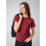 Guess Jeans Bordu Kadın T-Shirt W4YI10J1314-A50U - XS - Kırmızı