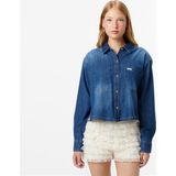 Guess Jeans Denim Kadın Mavi Gömlek - GJWM-Mavi