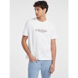 Guess Jeans Erkek Beyaz Regular Fit T-Shirt M4YI42K8FQ4-G011