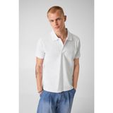 Guess Jeans Erkek Regular Fit Polo T-Shirt M4BP29KCJV1, Beyaz, XXL
