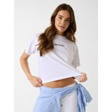 Guess Jeans Gj Ss Cn Boxy Kadın Boxy Fit T-Shirt W5RI42K8HM0, Beyaz, XXL