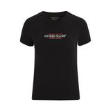 Guess Jeans Kadın Slim Fit T-Shirt W4YI03J1314, Siyah, XL