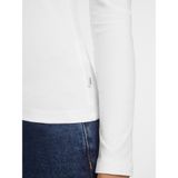 Guess Jeans Kadın Slim Fit Uzun Kollu T-Shirt, Beyaz, XS