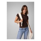 Guess Jeans Kahverengi Kadın T-Shirt W6BP04K5468-G1EA