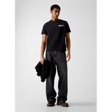 Guess Jeans Regular Fit Baskılı T-Shirt, L, 5003336424, Siyah, Erkek
