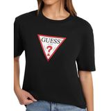Guess Jeans Ss Cn Os Kadın Oversize Fit T-Shirt W4YI76K8HM0, Siyah, S