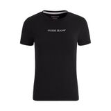 Guess Jeans Ss Cn Slim Kadın Slim Fit T-Shirt W4YI01J1314, Siyah, XL