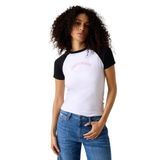 Guess Jeans T-Shirt, L, 5003340703, Beyaz, Kadın