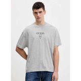 Guess Jeans Yuvarlak Yaka Düz T-Shirt, XL, 5003336435, Gri, Erkek