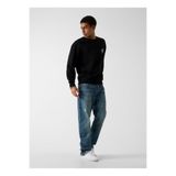 Guess Jeans Yuvarlak Yaka Sweatshirt, L, 5003336397, Siyah, erkek