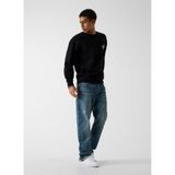 Guess Jeans Yuvarlak Yaka Sweatshirt, S, 5003336397, Siyah, erkek