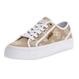 GUESS Jelexa FLJJX7FAL12WHITE, spor ayakkabı, Bej, 39 EU