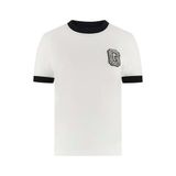 Guess Jersey Bisiklet Yaka Slim Fit Logo Patch T-Shirt, XS, W6RI31.J1314.G011, BEYAZ, Kadın