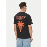Guess Jersey Erkek Regular Fit T-Shirt F6GI10KA260, Siyah, S