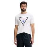 Guess Jersey Erkek Slim Fit T-Shirt F6GI09J1314, Beyaz, M