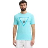 Guess Jersey Erkek Slim Fit T-Shirt F6GI09J1314, Mavi, XL