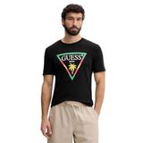 Guess Jersey Erkek Slim Fit T-Shirt F6GI09J1314, Siyah, M