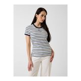 Guess Jersey Modal Karışımlı Slim Fit T-Shirt, M, W6GI18K3040, Krem, Kadın