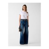 Guess Jersey Oversize Fit T-Shirt, L, W6GI10K3025, Beyaz, Kadın