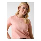 Guess Jersey Oversize Fit T-Shirt, L, W6GI10K3025, Krem, Kadın