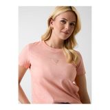 Guess Jersey Oversize Fit T-Shirt, S, W6GI10K3025, Krem, Kadın