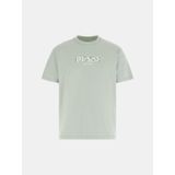 Guess Jersey Regular Fit T-Shirt, L, M6GI16K3032, Yeşil, Erkek