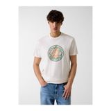 Guess Jersey Regular Fit T-Shirt, M, M6GI48K3583, Beyaz, Erkek