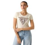 Guess Jersey Slim Fit Bisiklet Yaka T-Shirt, XS, W6RI32.J1314.G047, BEYAZ, Kadın