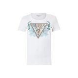 Guess Jersey Slim Fit T-Shirt, M, W6GI12K3027, Beyaz, Kadın