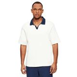 Guess Jhonny Erkek Polo Yaka T-shirt, Beyaz, S Beden