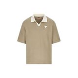 Guess Jhonny Erkek Polo Yaka T-shirt, Gri, 2XL Beden