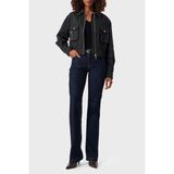 Guess Juliane Pamuklu Regular Fit Crop Ceket W6YL20W2910 Kadın Mont W6YL20 W2910 Jblk - Siyah