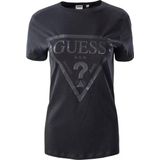 Guess Kadın Adele Regular Siyah T-Shirt