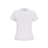 Guess Kadın Aktif Slim Fit T-Shirt, Beyaz, XS