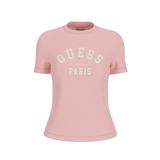 Guess Kadın Aktif Slim Fit T-Shirt, Pembe, S Beden