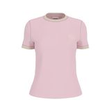 Guess Kadın Aktif Slim Fit T-Shirt, Pembe, XL