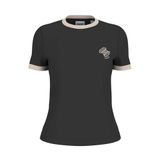 Guess Kadın Aktif Slim Fit T-Shirt, Siyah, M Beden