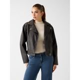 Guess Kadın Biker Ceket, Siyah, XS Beden